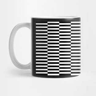 Strips - black and white. Mug